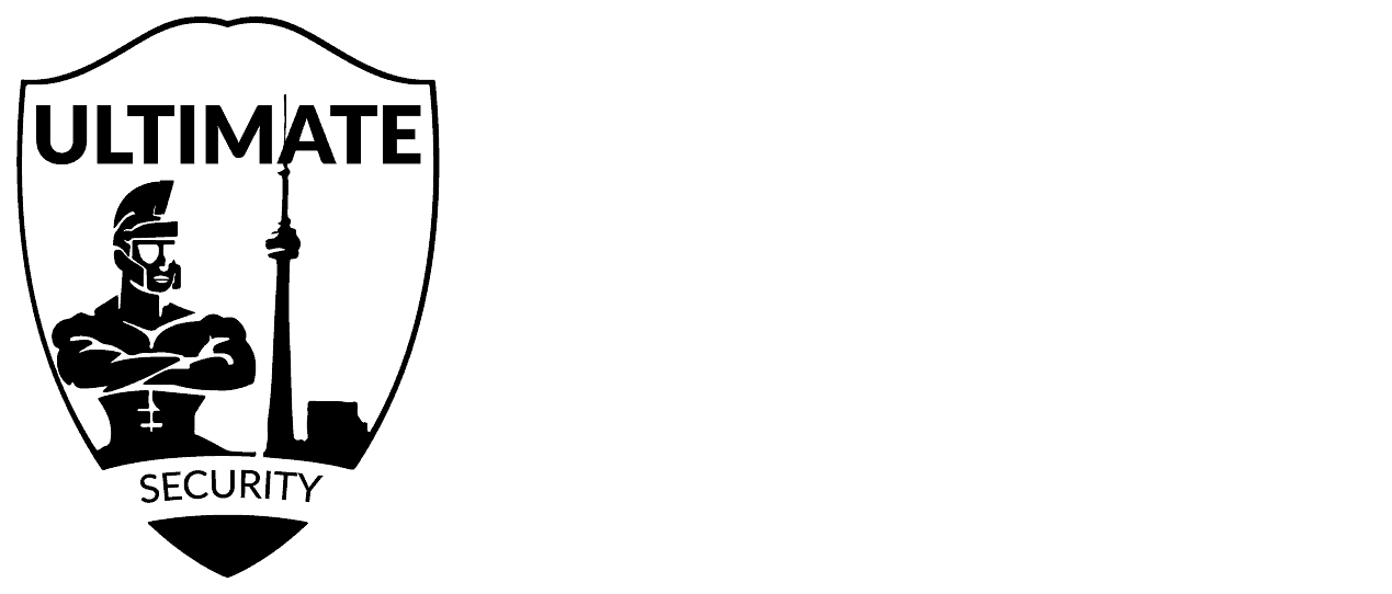 The ultimate security logo on a white background.