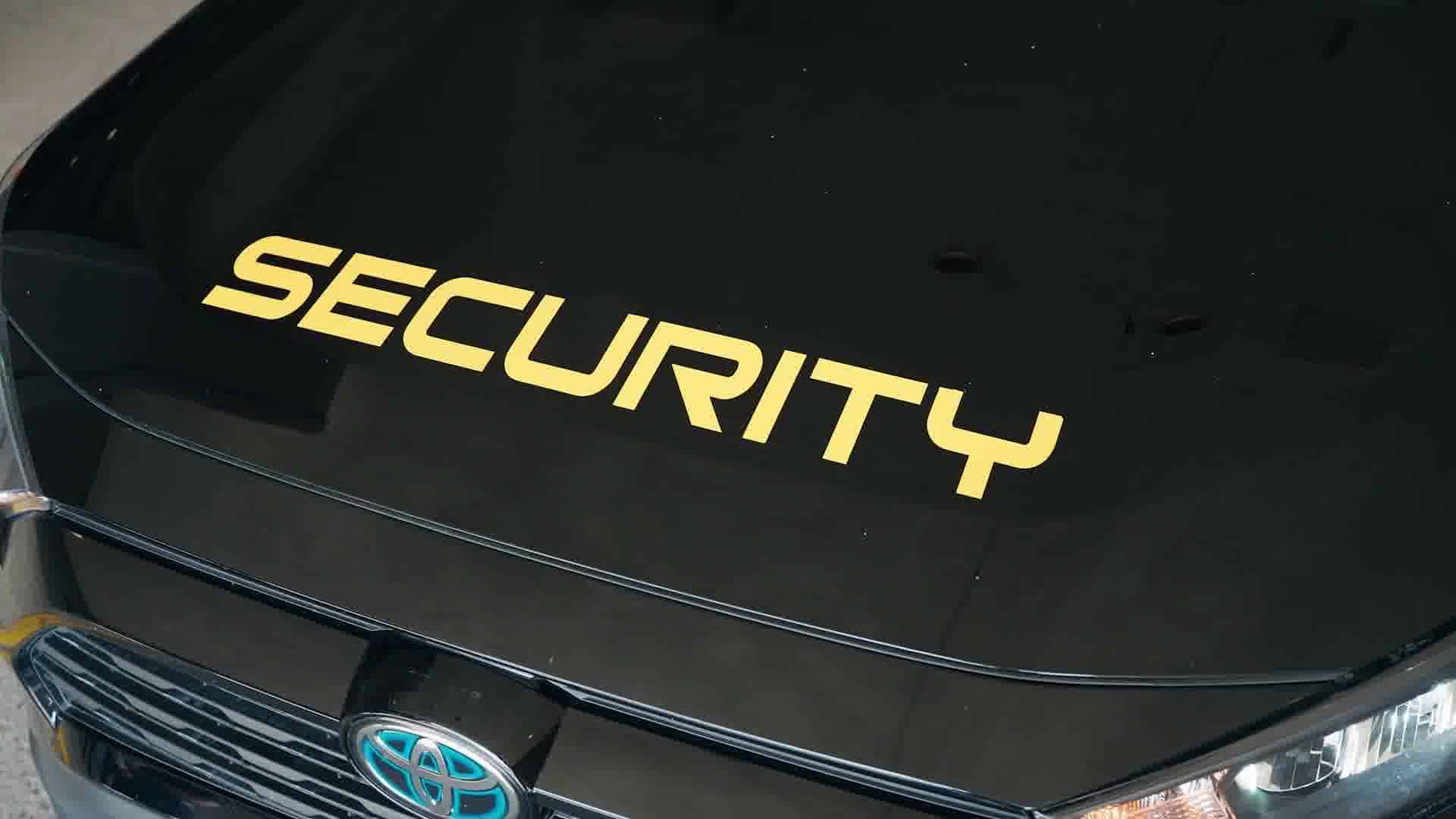 A close up of a car in a condo security, Cybersecurity